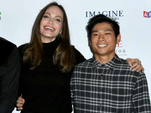 Angelina Jolie and son