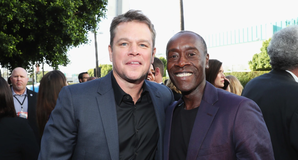 Don Cheadle with Matt DamoN