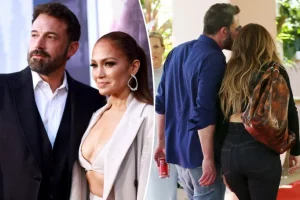 J Lo and ben affleck with children