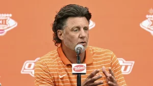 Oklahoma State coach Mike Gundy 