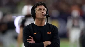 Oklahoma State coach Mike Gundy 