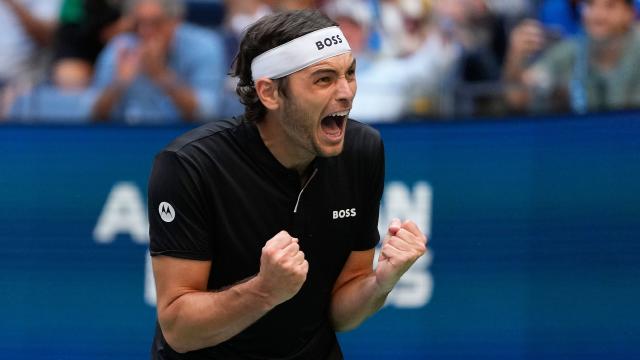 Taylor Fritz upsets Alexander Zverev to reach first Grand Slam semifinal