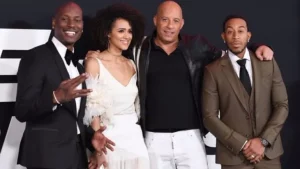 Tyrese gibson with Fast & Furious Cast