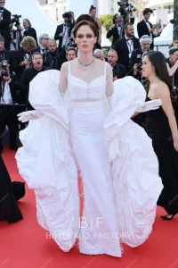 Coco Rocha Stuns with Sculptural Flower Gown at the 2023 Cannes Film Festival