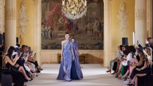 Karolina Kurkova Walks the Elie Saab Haute Couture Runway in Paris – Fall 2024 