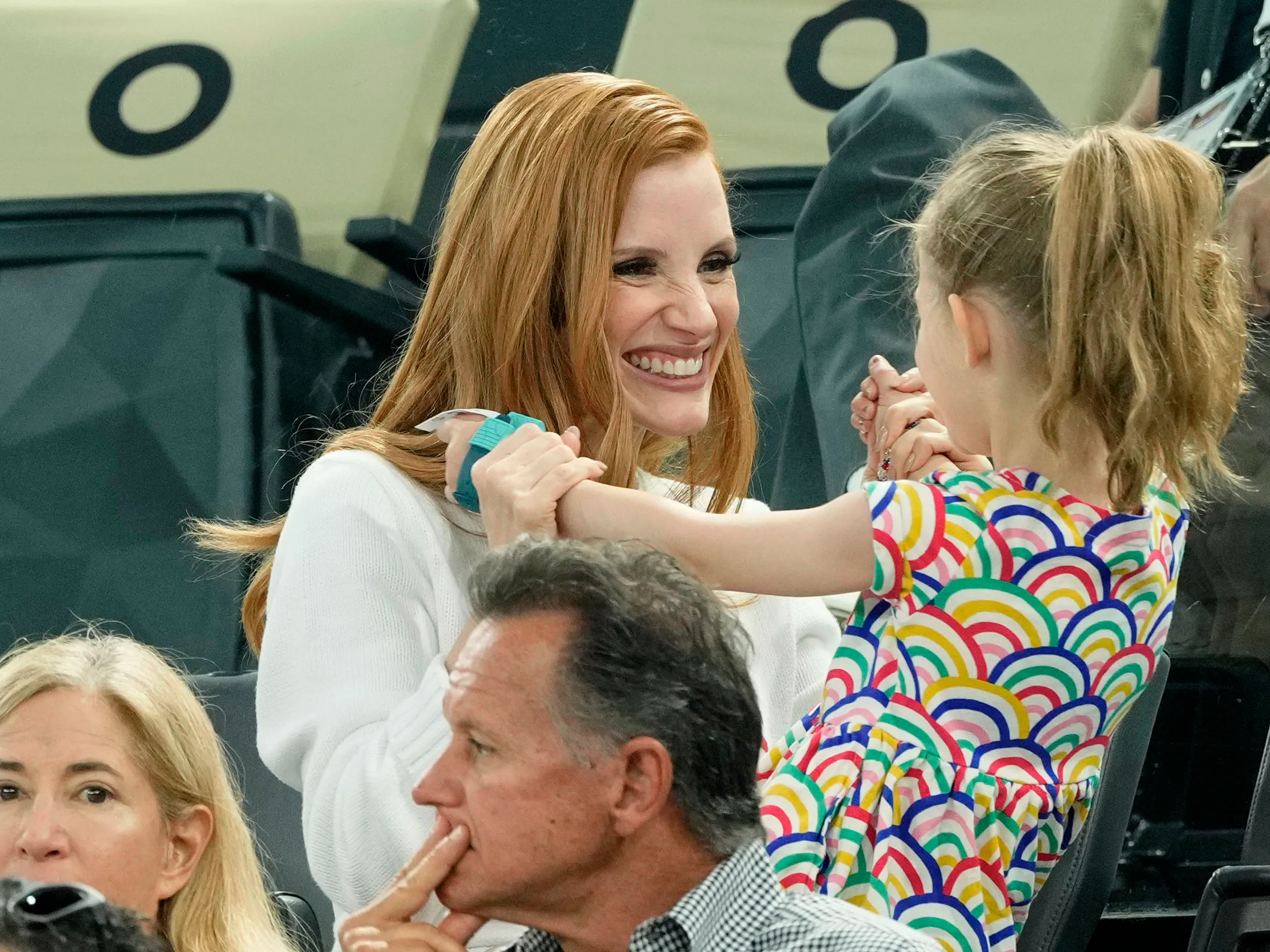 Jessica Chastain’s Two Children Make Rare Public Appearance at 2024 Olympics