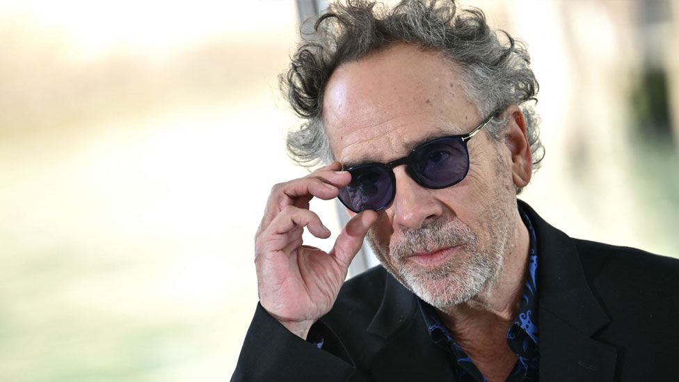 “Tim Burton stays content by avoiding the internet: I find that thinking about clouds makes me happier.”